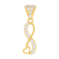 14K Gold Cubic Zirconia Pendant