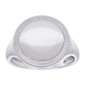 925 Sterling Silver Mens Signet Ring Size 11