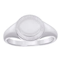 925 Sterling Silver Mens Signet Ring