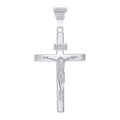 925 Sterling Silver Unisex INRI Crucifix Cross Religious Charm Pendant