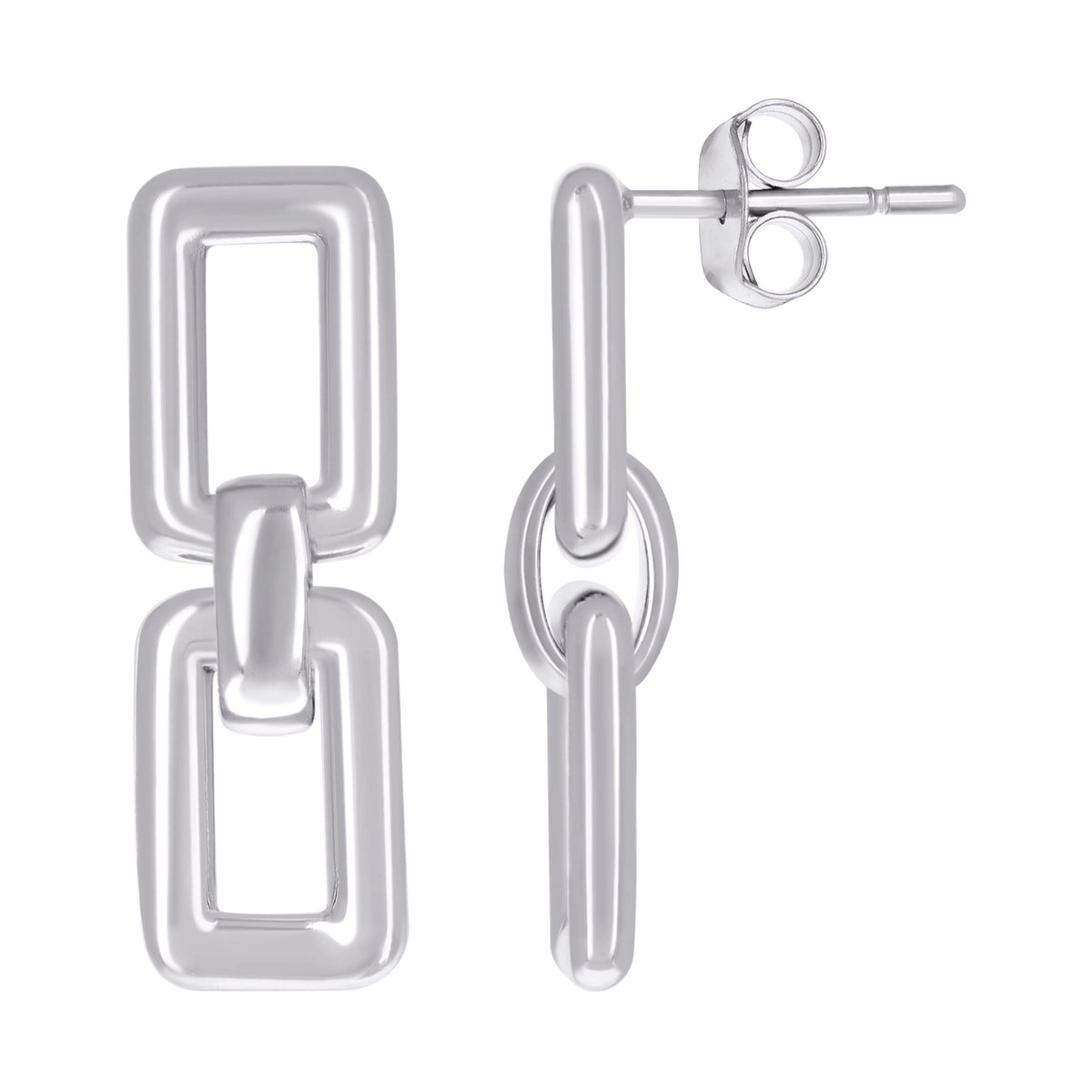 925 Sterling Silver Womens Fashion Danglers Earrings