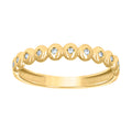 10K Yellow Gold Womens Cubic-Zirconia Fashion Ring