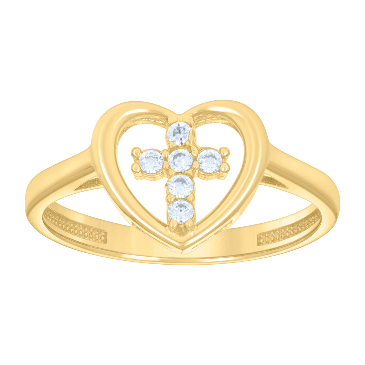 14K Gold Cubic Zirconia Ring