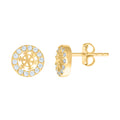 14K Gold Cubic Zirconia Earring