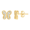 14K Gold Cubic Zirconia Earring