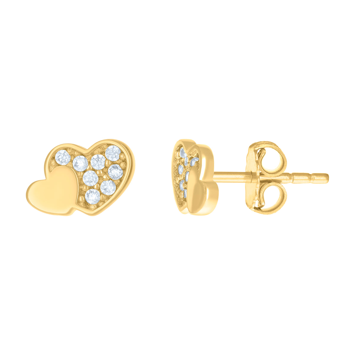 14K Gold Cubic Zirconia Earring