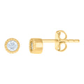 14K Gold Cubic Zirconia Earring