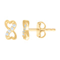 14K Gold Cubic Zirconia Earring
