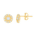 14K Gold Cubic Zirconia Earring