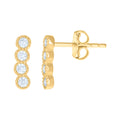 14K Gold Cubic Zirconia Earring