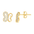 14K Gold Cubic Zirconia Earring