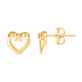 14K Gold Cubic Zirconia Earring