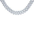 925 Sterling Silver Moissanite Miami Cuban Chain 22mm
