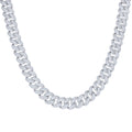 925 Sterling Silver Moissanite Miami Cuban Chain 12mm