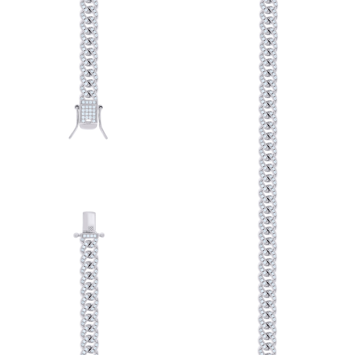 925 Sterling Silver 4.99ct Moissanite Miami Cuban Chain 6mm 22 Inches