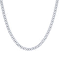 925 Sterling Silver 4.99ct Moissanite Miami Cuban Chain 6mm 22 Inches