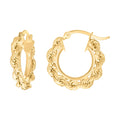 14K Gold Fancy Earrings 3mm-19