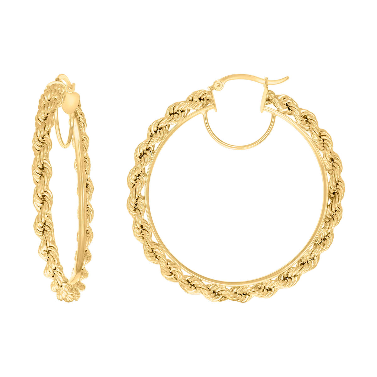 14K Gold Fancy Earrings 4mm-50
