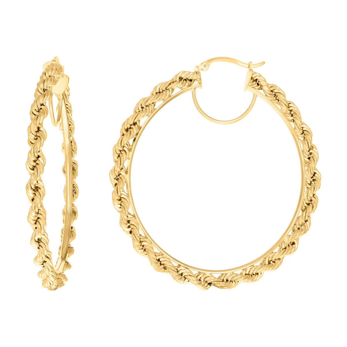 14K Gold Fancy Earrings 4mm-57