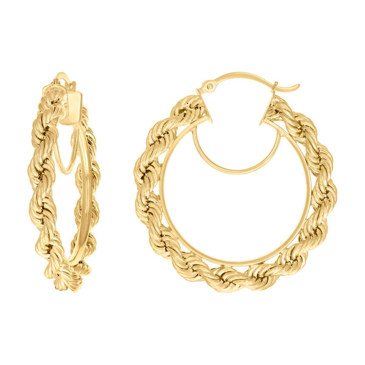 14K Gold Fancy Earrings 5mm-38