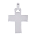 925 Sterling Silver Unisex Without CZ Cross Religious Charm Pendant