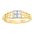 14K Gold Cubic Zirconia Baby Ring