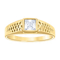 14K Gold Cubic Zirconia Baby Ring