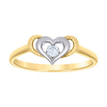 14K Gold Cubic Zirconia Ring