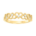 14K Gold Cubic Zirconia Ring