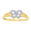 14K Gold Cubic Zirconia Ring
