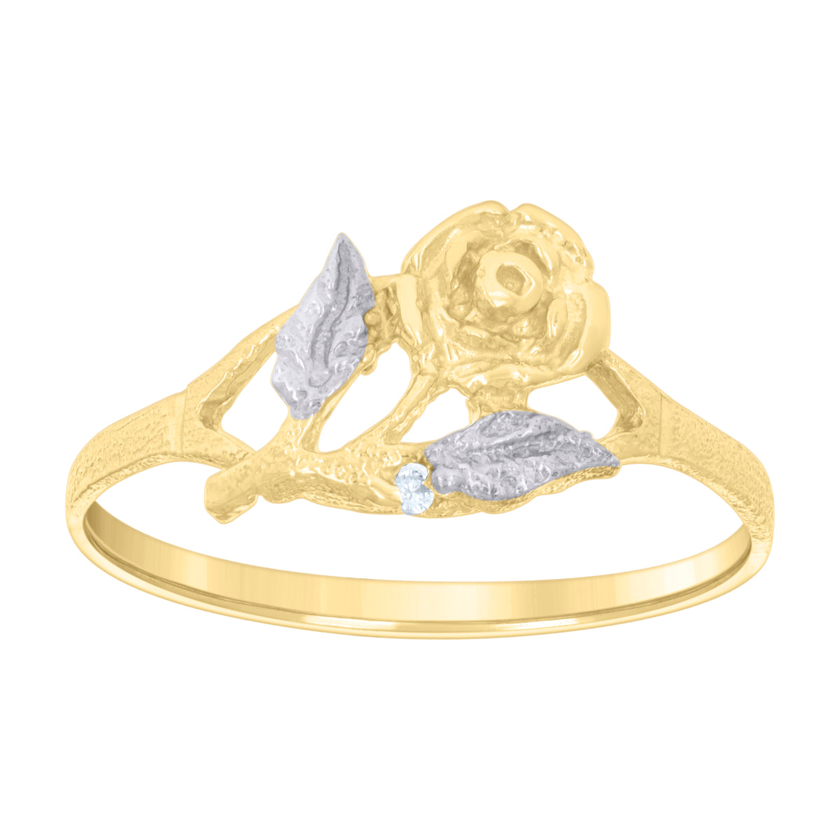 14K Gold Cubic Zirconia Ring
