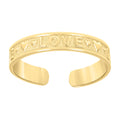 14K Gold Toe Ring
