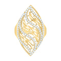 14K Gold Cubic Zirconia Ring