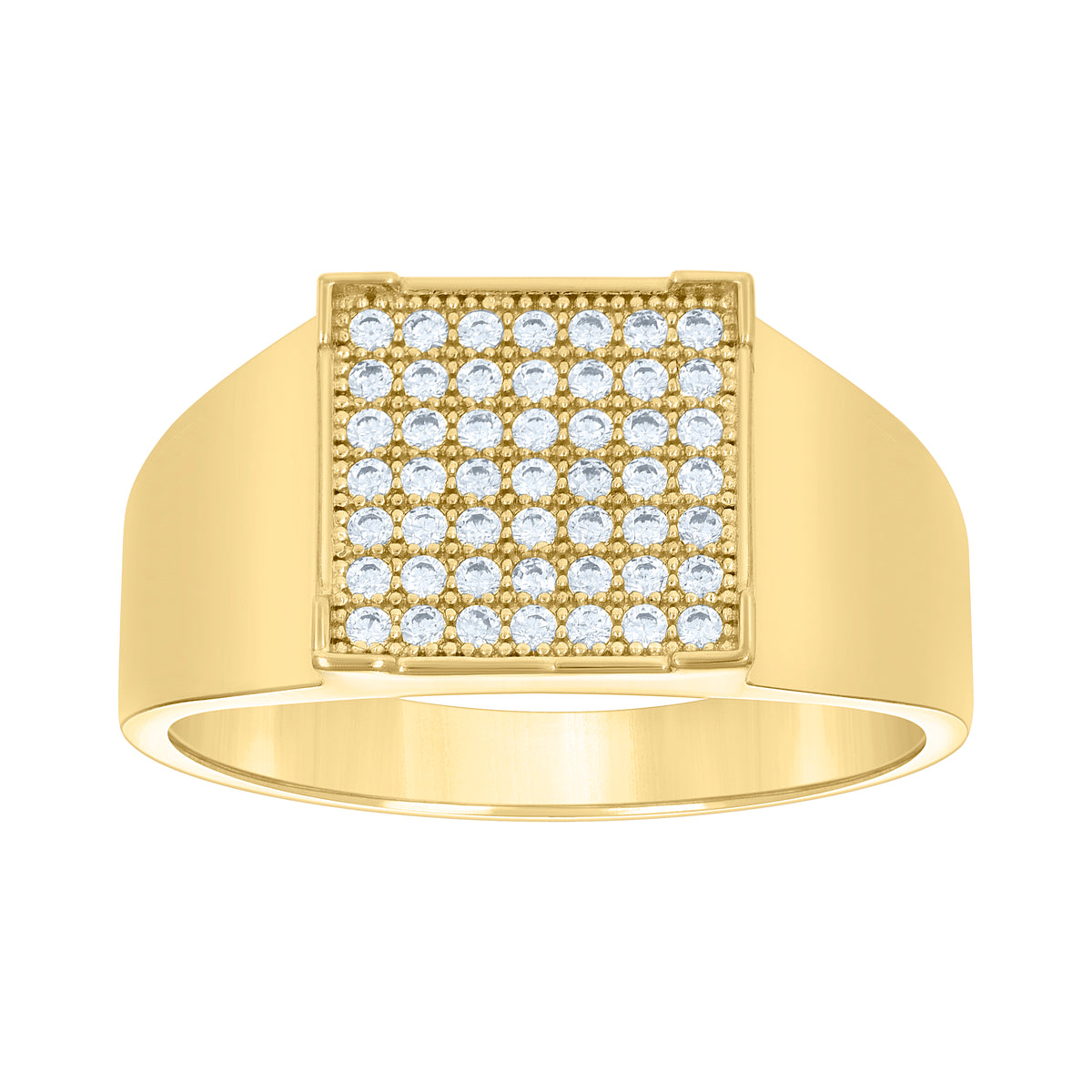 14K Gold Cubic Zirconia Ring
