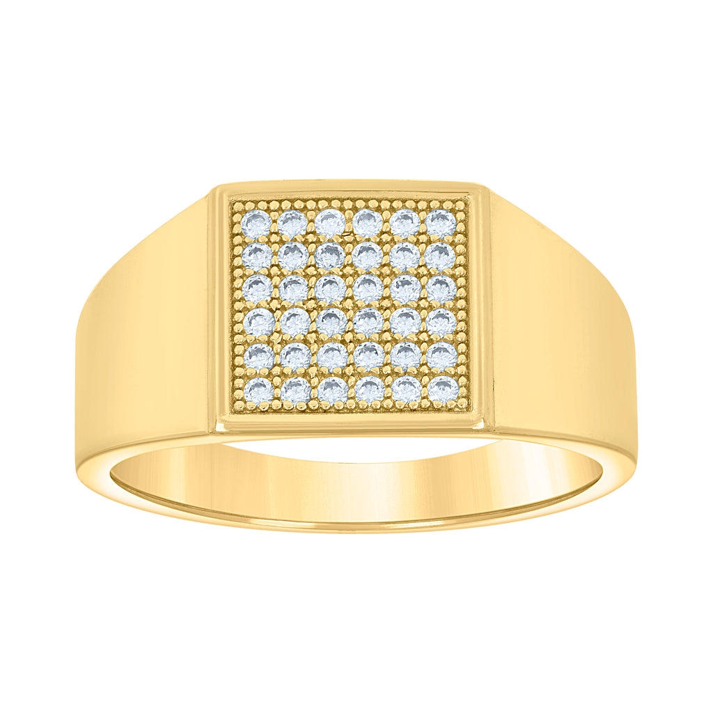 14K Gold Cubic Zirconia Ring