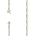 925 Silver Solid Miami Cuban Chain 6.3mm-16"