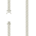 925 Silver Solid Miami Cuban Chain 8.4mm-9"