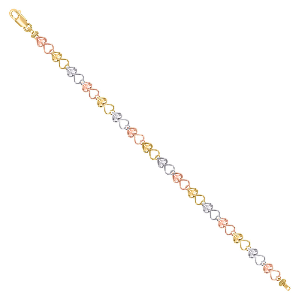 14K Gold Bracelet 7.5"