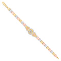 14K Gold Bracelet 7.5"