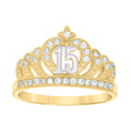 14K Gold Cubic Zirconia Ring