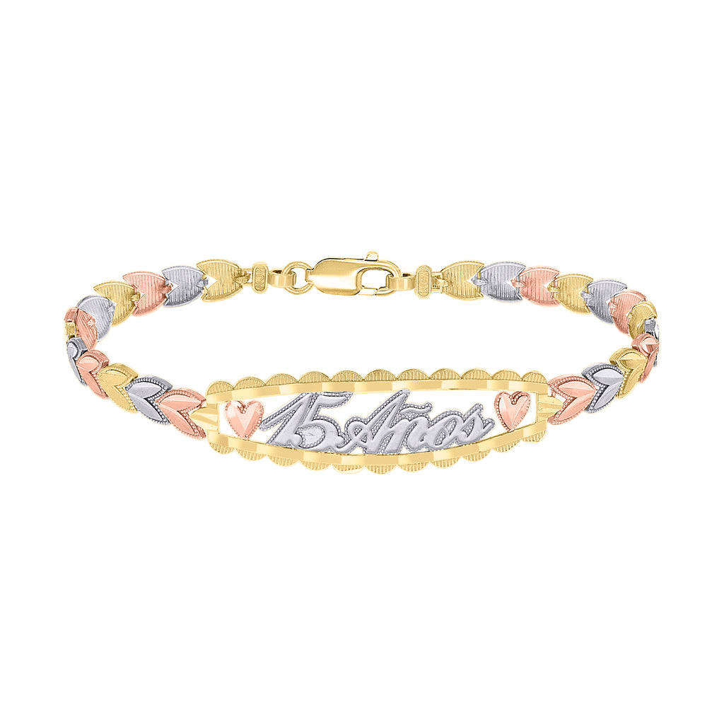 14K Gold Bracelet 7.5"