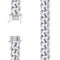 925 Silver Solid Miami Cuban Chain 18.5mm-26"