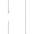 925 Silver Solid Rope Chain 0.5mm-7"