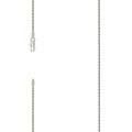 925 Silver Solid Rope Chain 2mm-9"