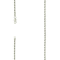 925 Silver Solid Rope Chain 3.5mm-9"