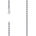 925 Silver Solid Rope Chain 4.5mm-18"