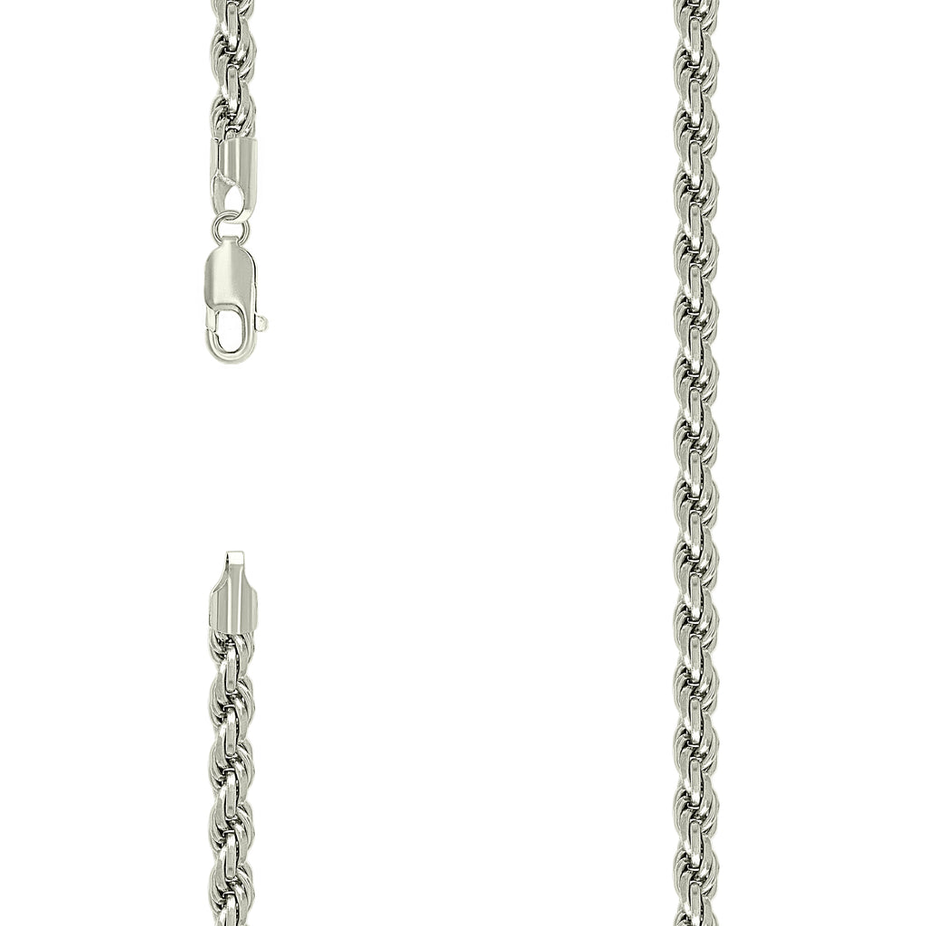 925 Silver Solid Rope Chain 5mm