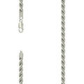 925 Silver Solid Rope Chain 5mm