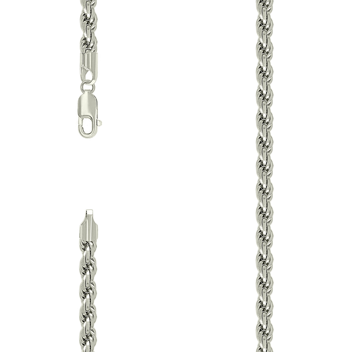 925 Silver Solid Rope Chain 5mm-18"