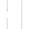 925 Silver Solid Rope Chain 0.5mm-22"